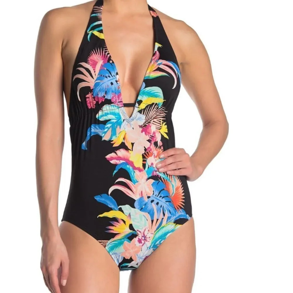 Floral print One piece swim - Picture 2 of 5